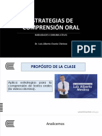 Estrategias comprensión oral