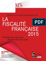 La Fiscalité française 2015