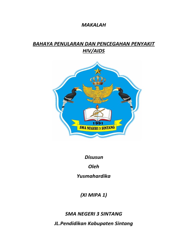 Bahaya Penularan Dan Pencegahan Penyakit HIV AIDS | PDF
