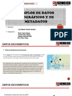 Metadato y Datos Geograficos