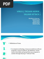 virus trojan horse salami attack presentation Virus trojan horse and salami attack. |authorstream.