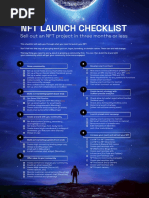 NFT Launch Checklist: Sell Out An NFT Project in Three Months or Less