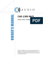 CAD-120S Manual