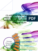 Clasificacion de PF Fiscales en Mex