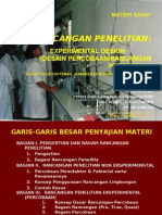 Rancangan Penelitian