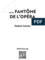Le Fantome de Lopera Gaston Leroux