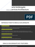 Oracle Goldengate MicroServices Architecture