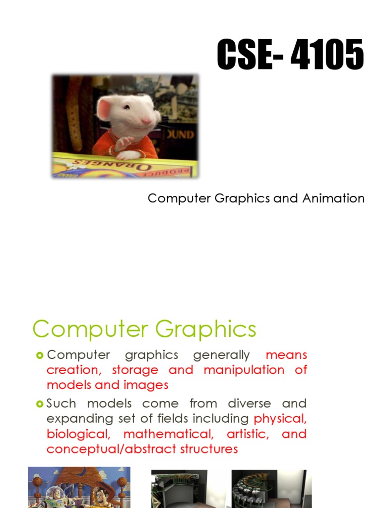 Understanding the foundations and applications of computer graphics