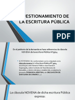 Cuestionamiento de La Escrittura Publica