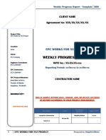PDF Weekly Progress Report Template - Compress