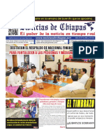 PERIÓDICO NOTICIAS DE CHIAPAS, EDICIÓN VIRTUAL MIÉRCOLES 09 DE NOVIEMBRE DE 2022