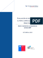 Chile - Evaluación de Diferencias en El Perfil Curricular de Altos Directivos