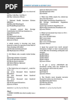 Download Current Affairs  GK May 2011 by RamanaButterfly SN60621742 doc pdf