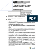 Convocatoria Senamhi - Especialista Ambiental