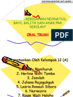 Oral Trush Pada Bayi dan Penanganannya