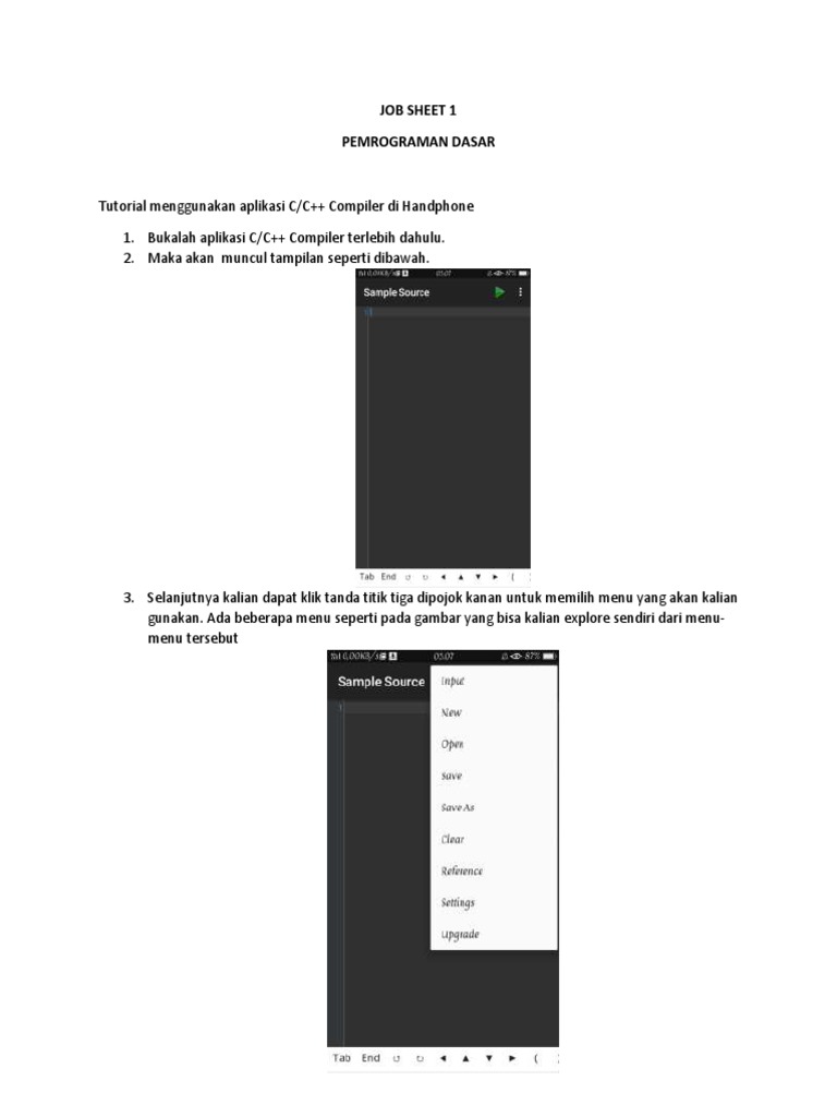 Job Sheet 1 | PDF