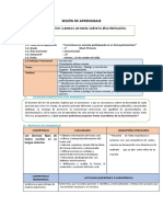 SESIÓN DE APRENDIZAJe DE COM 21 - 10 - 22