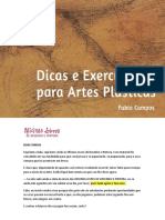 EBOOK DICAS E EXERCICIOS DE ARTES PLASTICAS V4