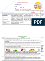 ACT 10 Receta Nutritiva