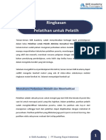 Ringkasan Pelatihan Untuk Pelatih: Memahami Perbedaan Melatih Dan Memfasilitasi