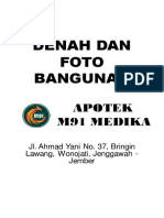 DENAH DAN FOTO BANGUNAN APOTEK M91 MEDIKA