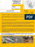 Randburg TMP - Phase 3 Comment Period - Updated Poster 3 Nov