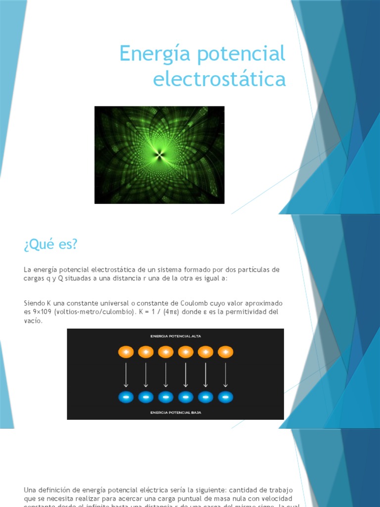 Energía Potencial Electrostática PDF