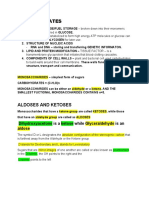 Carbohydrates First Part Notes