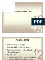 4 Collecting Volatile Data