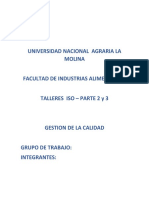 TALLERES DEL SGC-ISO 9001-2015 Parte 2 Y 3