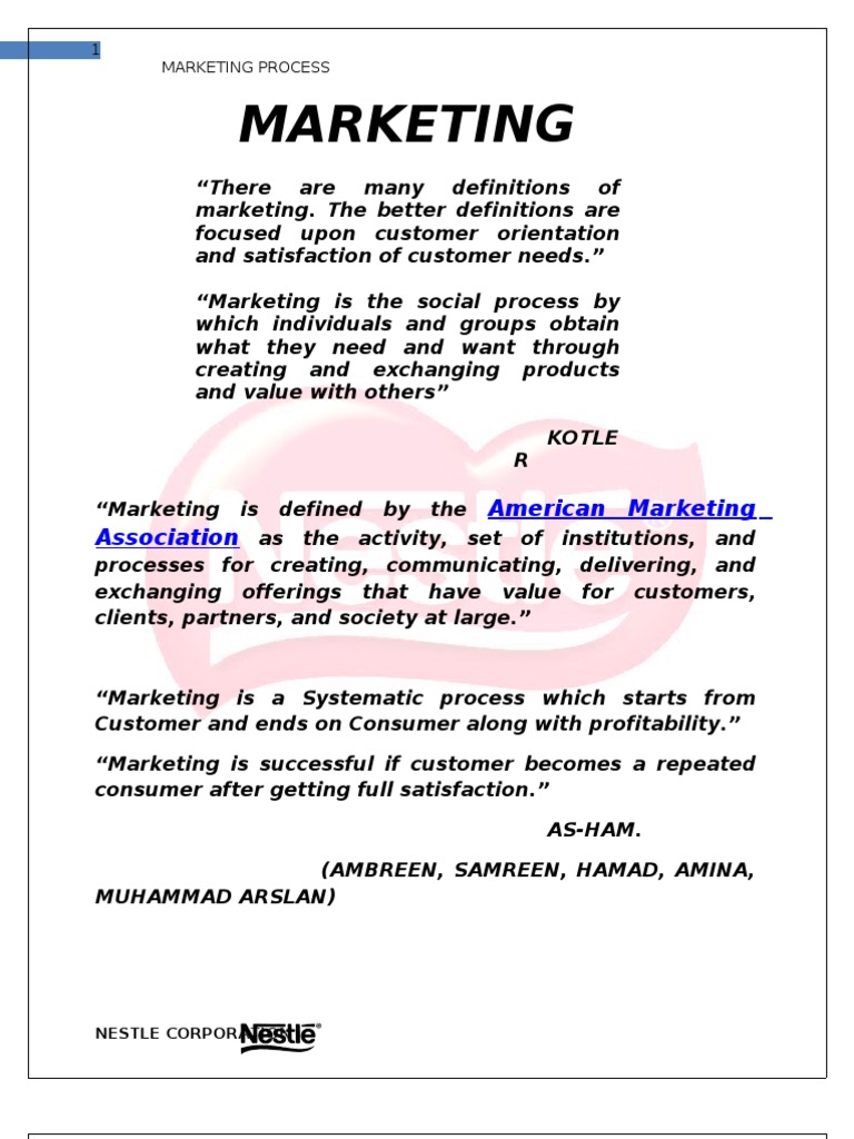 Product mix of nestle pdf image