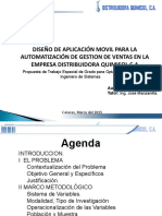 Diseño de Aplicación Movil para La Automatización de Gestion de Ventas en La Empresa Distribuidora Quimisol C.A