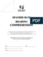 Spanish 30 Reading