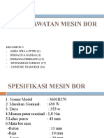 SOP PERAWATAN MESIN BOR