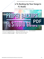 Ultimate Guide To Backing Up Your Songs in FL Studio - GratuiTous