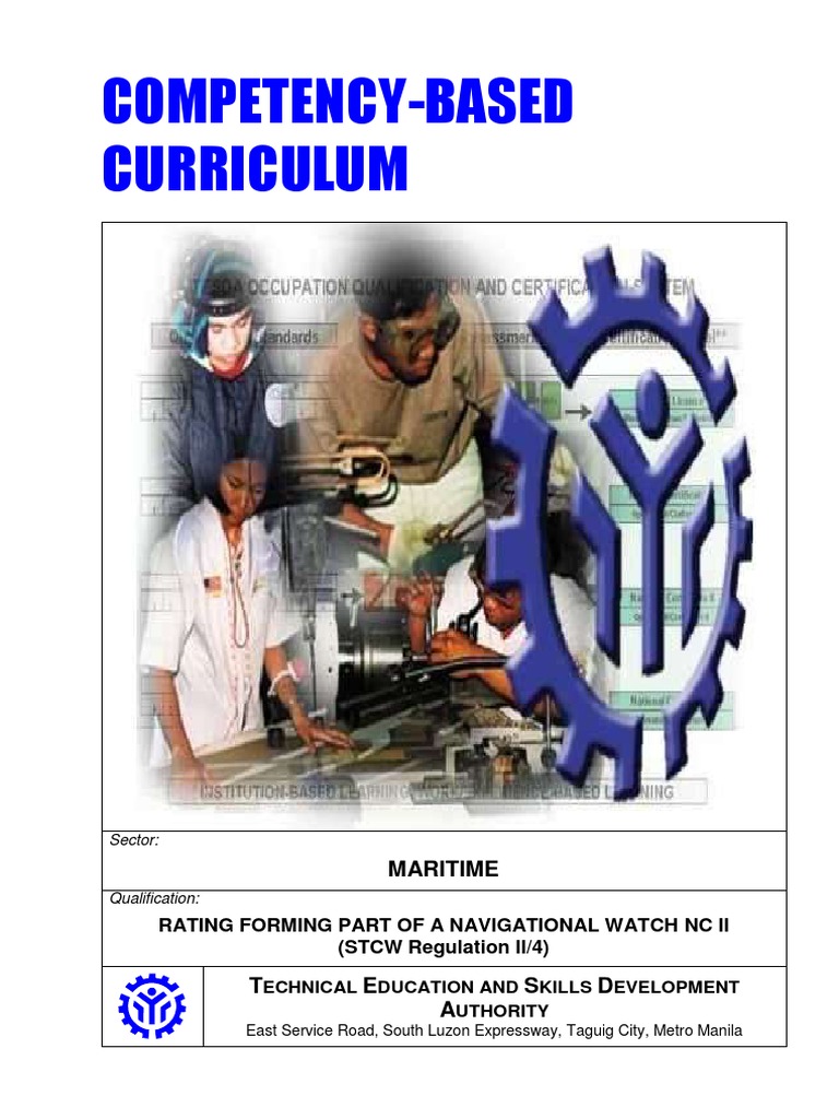 CBC Rating Forming Part of A Navigational Watch NC II (II4) PDF
