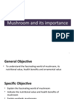Mushroom and Its Importance