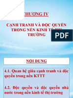 Chương 4. Cạnh Tranh Và Độc Quyền Trong Kinh Tế Thị Trường