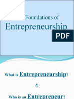 A - Entrepreneurship Foundations