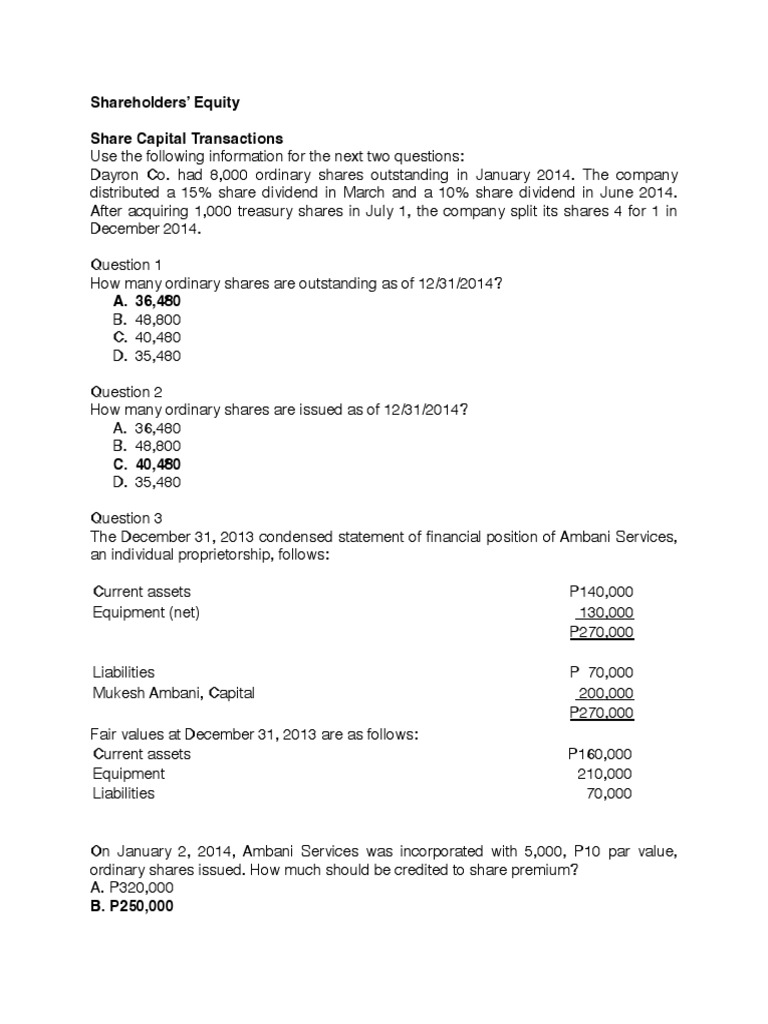 RFA 2 Part 2 | PDF | Deferred Tax | Preferred Stock