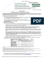 Edital - Vestibular Unifesp 2022