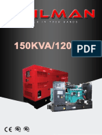 150kva 120KW 6bta5 9-G2 3phase Smartgen HGM6110