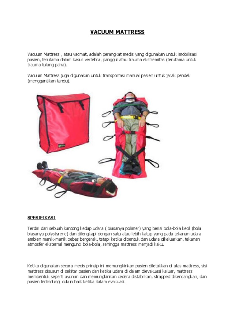 Sop Vacuum Mattress PDF