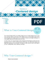 UiUx - UserCentered Design Presentation 1