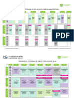 Horarios Del Personal de Salud