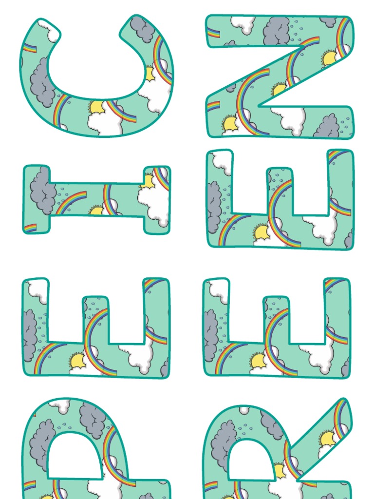 Litere Decupabile - Display Lettering - Cine e Prezent Azi | PDF