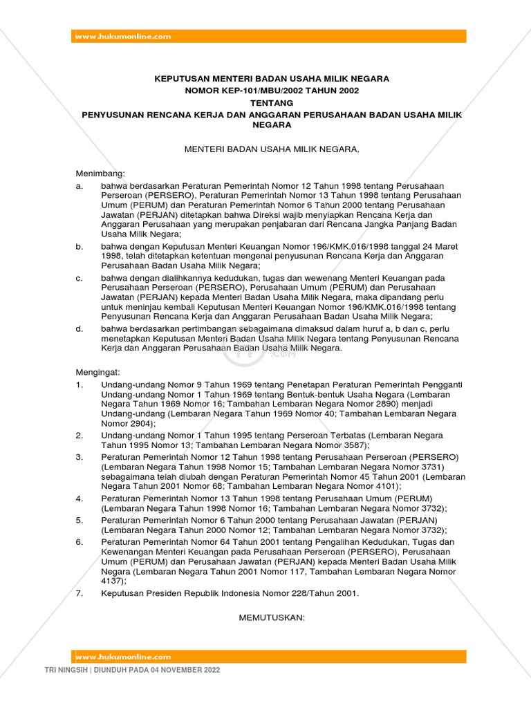 Contoh RKAP untuk BUMN | PDF | Pengelolaan Keuangan & Uang