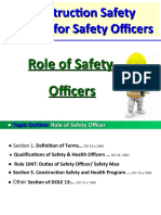 Role of Safety Officer