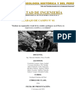 TRABAJO N°01 - Organizador Visual de Los Estudios Geológicos en El Perú y Su Importancia Científica y Económica
