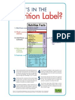 Nutrition Label?: What 'S in The